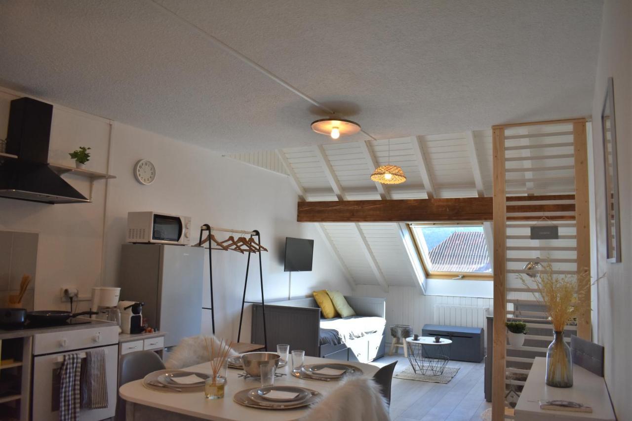 Charmant Studio, Le Petit Gris Des Montagnes Mouthe Exterior foto
